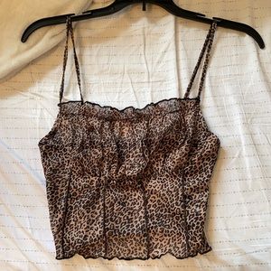 Shein cheetah print tank